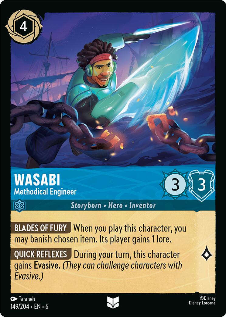 Wasabi - Methodical Engineer #149 Lorcana Azurite Sea