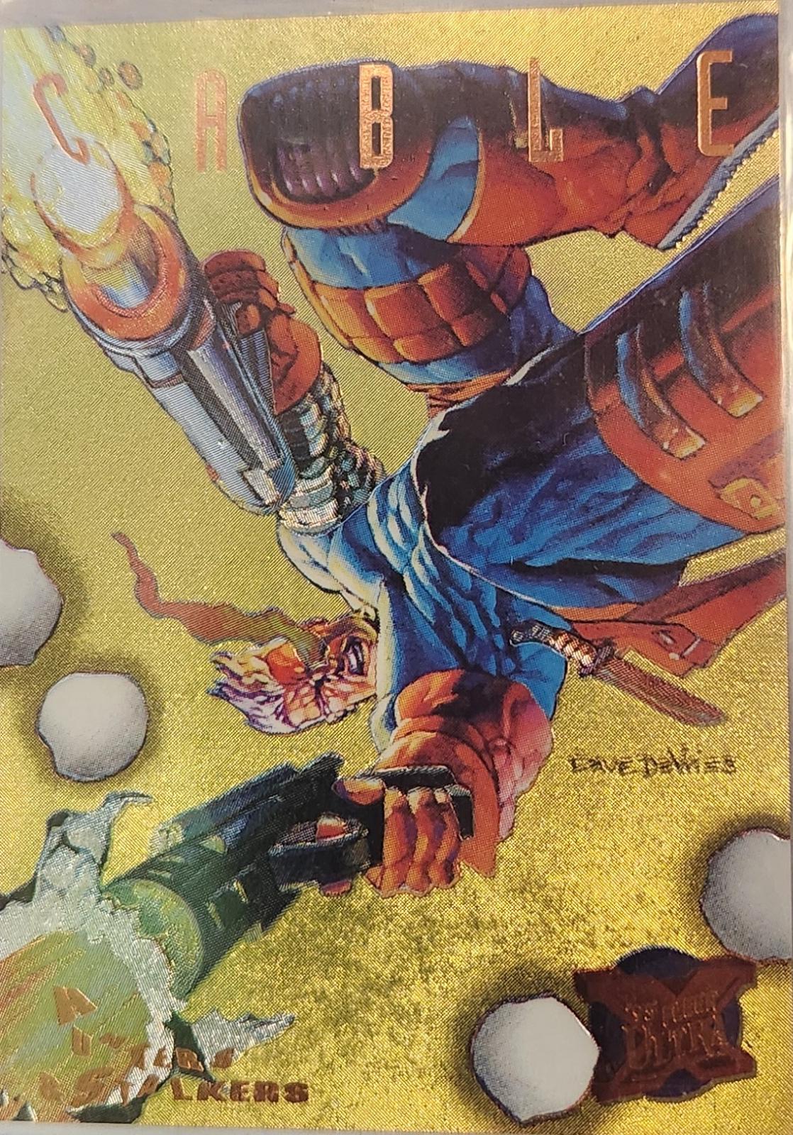 Cable [Gold] #2 Marvel 1995 Ultra X-Men Hunters Stalkers