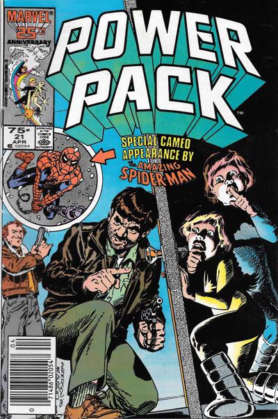 Power Pack [Newsstand] #21 (1986) Comic Books Power Pack