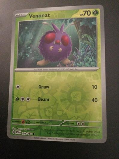 Venonat [Reverse Holo] #48 photo