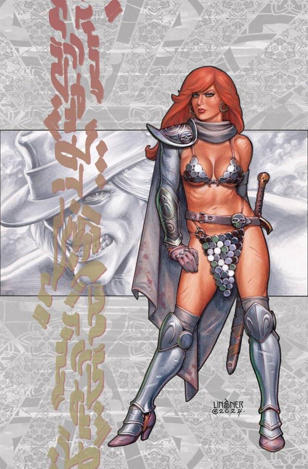 Red Sonja: Death and the Devil [Linsner Metal] #3 (2024) Comic Books Red Sonja: Death and the Devil