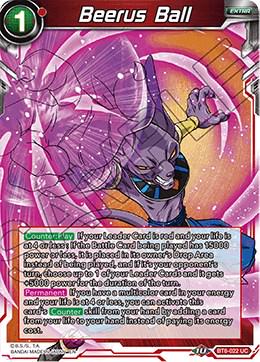 Beerus Ball [Foil] BT8-022 Dragon Ball Super Malicious Machinations