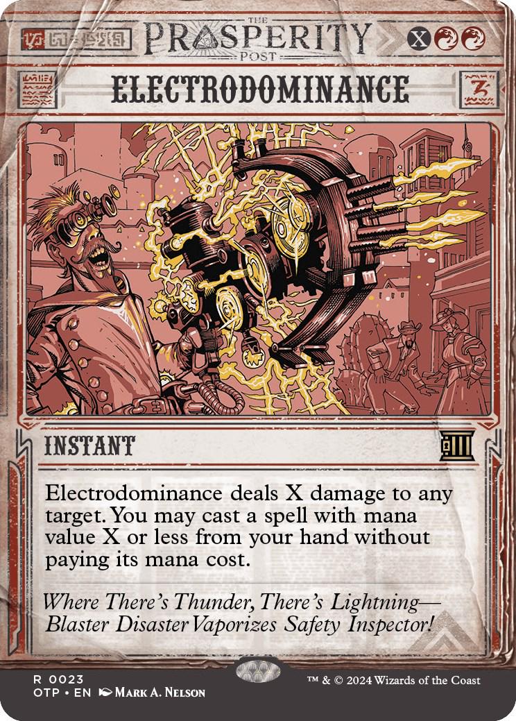 Electrodominance #23 Magic Outlaws of Thunder Junction Breaking News