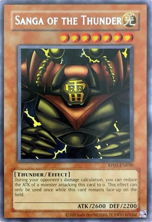 Sanga of the Thunder RP01-EN030 YuGiOh Retro Pack 2024