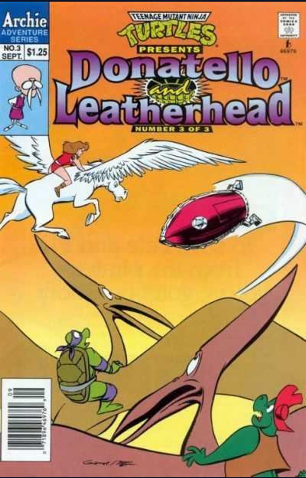 Teenage Mutant Ninja Turtles Presents: Donatello And Leatherhead #3 (1993) Comic Books Teenage Mutant Ninja Turtles: Donatello And Leatherhead