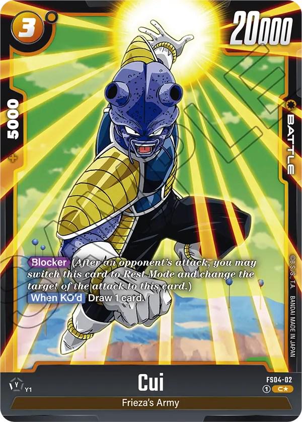 Cui [Bonus Pack Alternate Art Holo] FS04-02 Dragon Ball Fusion World Starter Deck: Frieza