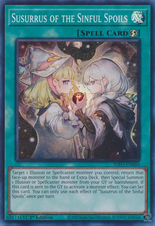 Susurrus of the Sinful Spoils INFO-EN060 YuGiOh The Infinite Forbidden