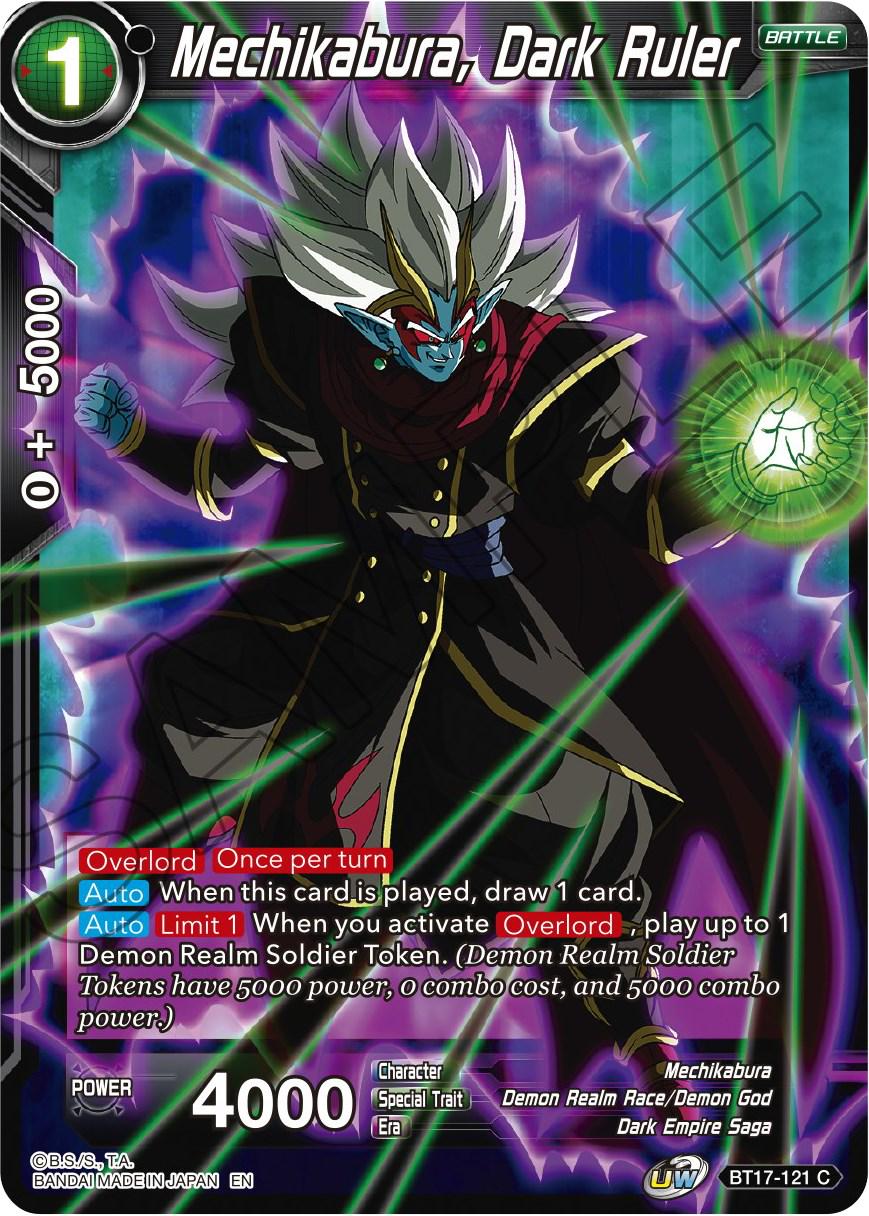 Mechikabura, Dark Ruler BT17-121 Dragon Ball Super Ultimate Squad