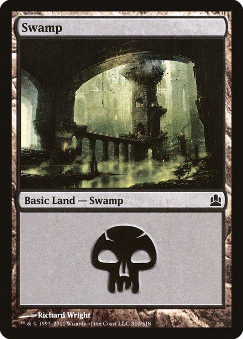 Swamp #310 Magic Commander