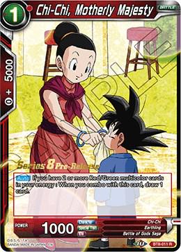 Chi-Chi, Motherly Majesty BT8-011_PR Dragon Ball Super Malicious Machinations: Pre-Release Promos