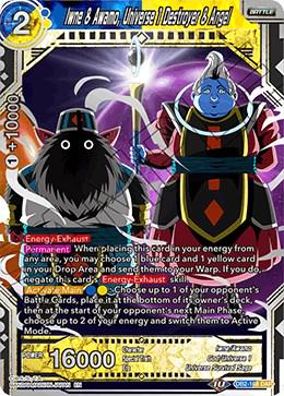 Iwne & Awamo, Universe 1 Destroyer & Angel DB2-168 Dragon Ball Super Divine Multiverse