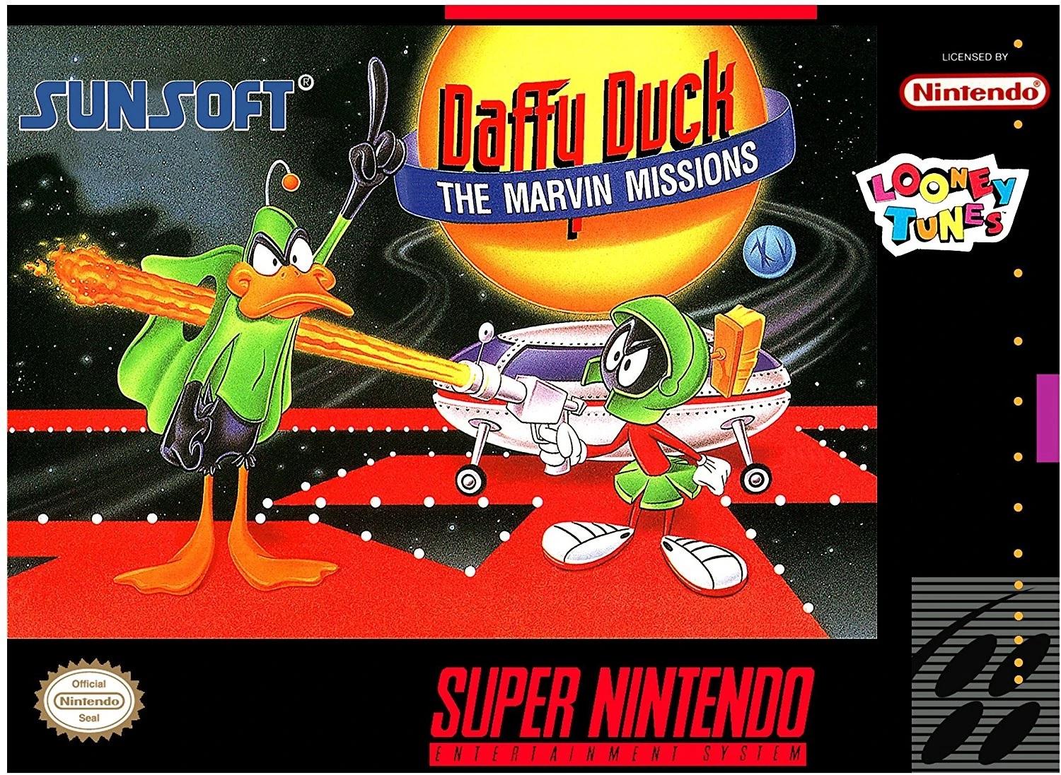 Daffy Duck Marvin Missions Super Nintendo