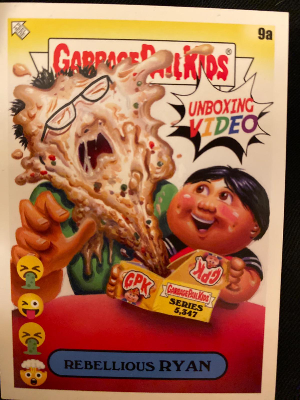 Rebellious RYAN #9A Garbage Pail Kids at Play Ill Influencers