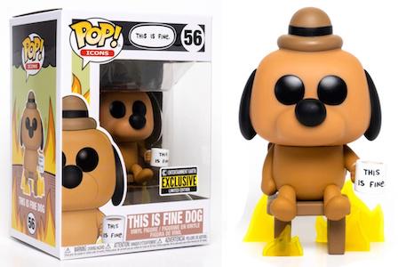 This Is Fine Dog #56 Funko POP Icons