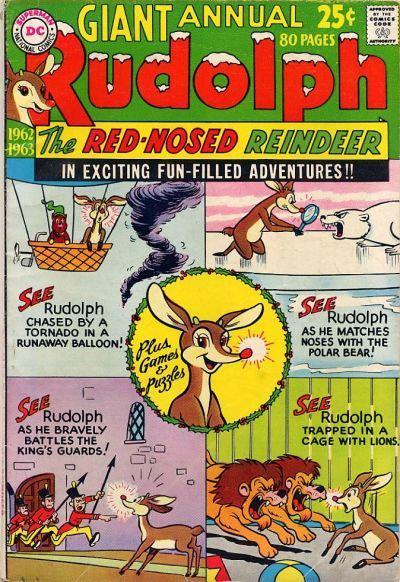 Rudolph the Red-Nosed Reindeer Annual #1 (1962) Comic Books Rudolph The Red-Nosed Reindeer