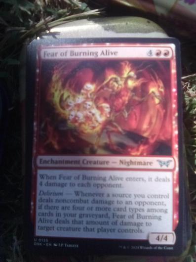 Fear of Burning Alive [Foil] #135 photo