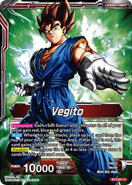 Vegito // Fusion Warrior Super Saiyan Vegito BT2-001 Dragon Ball Super Union Force