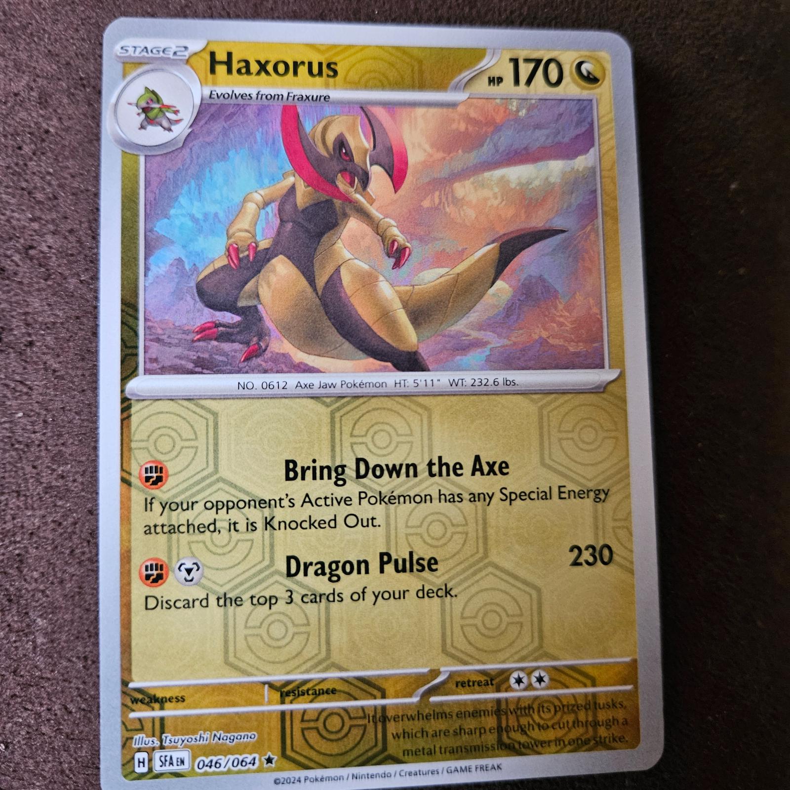 Haxorus [Reverse Holo] #46 Pokemon Shrouded Fable