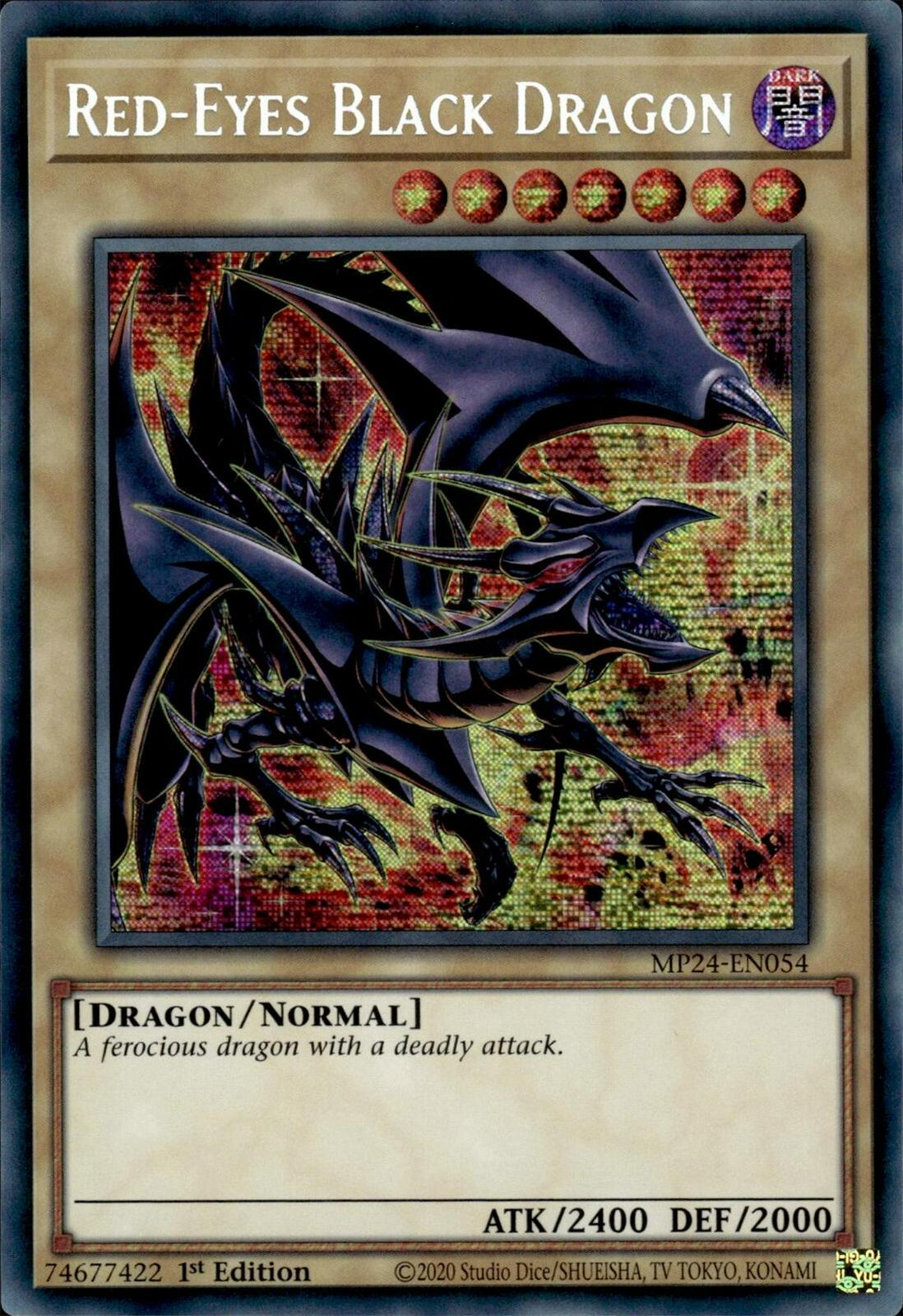 Red-Eyes Black Dragon MP24-EN054 YuGiOh 25th Anniversary Tin: Dueling Mirrors