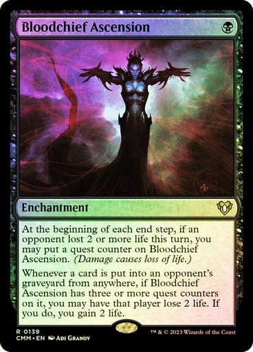 Bloodchief Ascension [Foil] #139 Magic Commander Masters