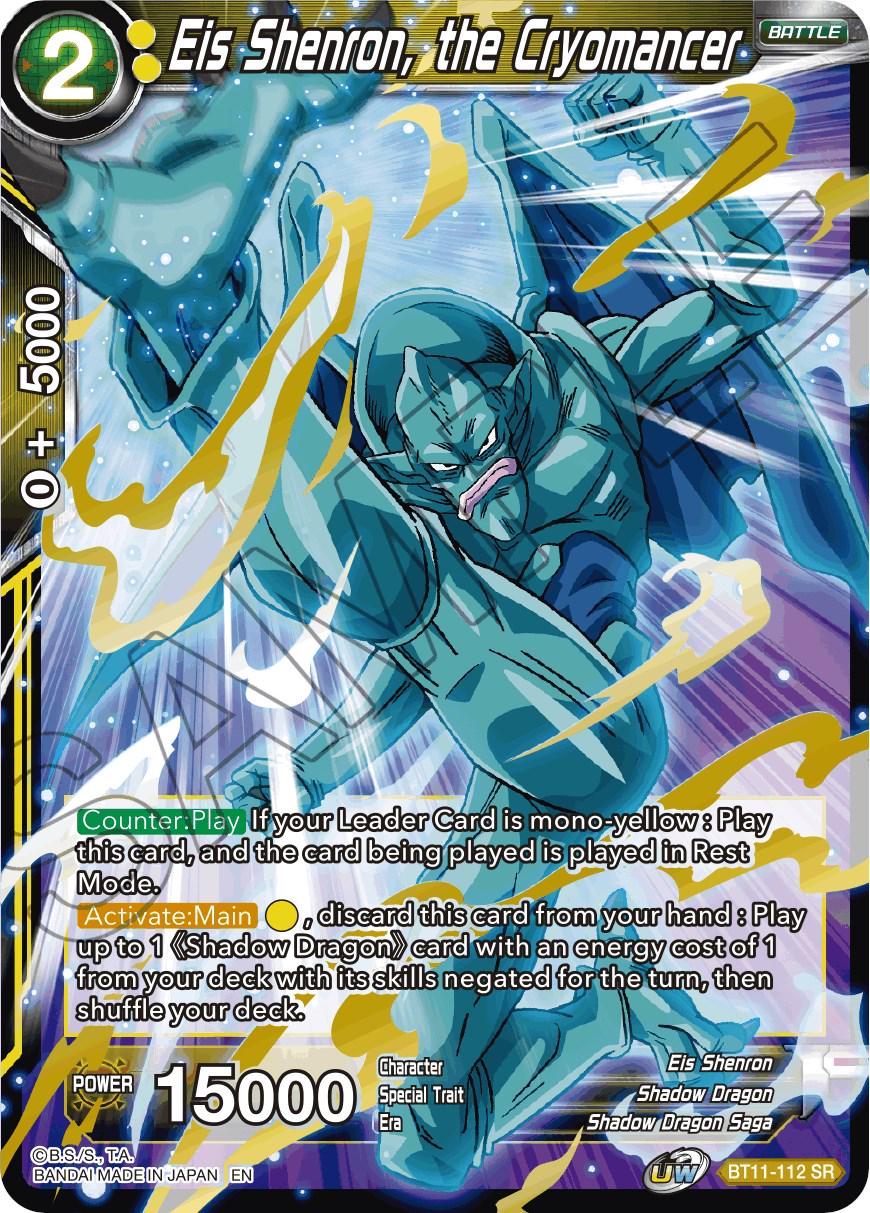 Eis Shenron, the Cryomancer BT11-112 Dragon Ball Super Vermilion Bloodline