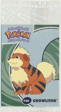 Growlithe #8 Pokemon Danone Stadium Tip