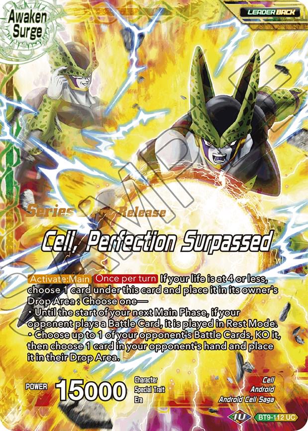 Cell // Cell, Perfection Surpassed BT9-112 Dragon Ball Super Universal Onslaught: Pre-Release Promos