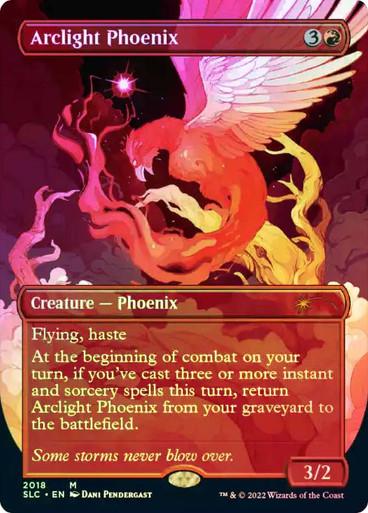 Arclight Phoenix [Borderless Foil] #2018 Magic Secret Lair 30th Anniversary