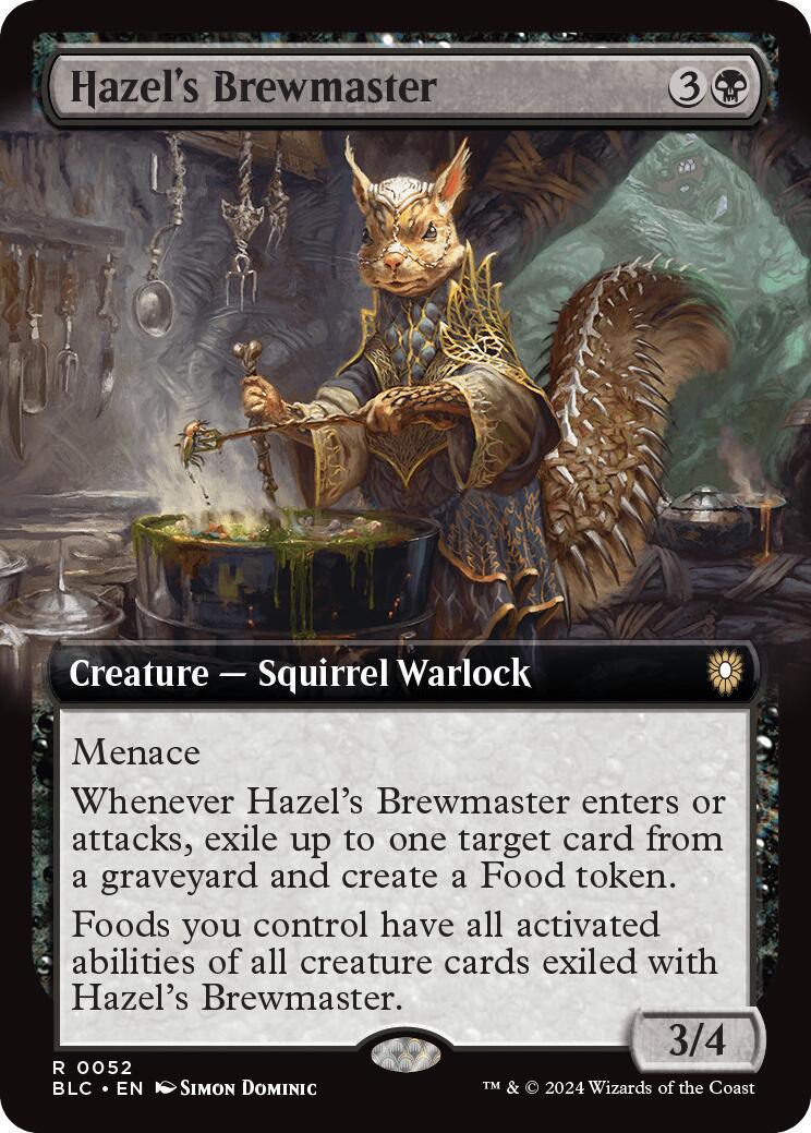 Hazel's Brewmaster #52 Magic Bloomburrow Commander