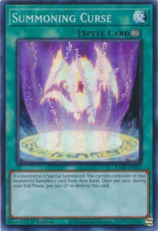 Summoning Curse [Secret Rare] RA03-EN057 YuGiOh Quarter Century Bonanza