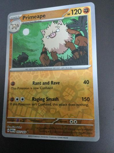 Primeape [Reverse Holo] #57 photo