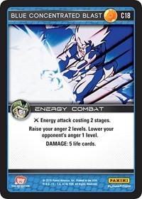 Blue Concentrated Blast [Foil] C18 Dragon Ball Z Perfection