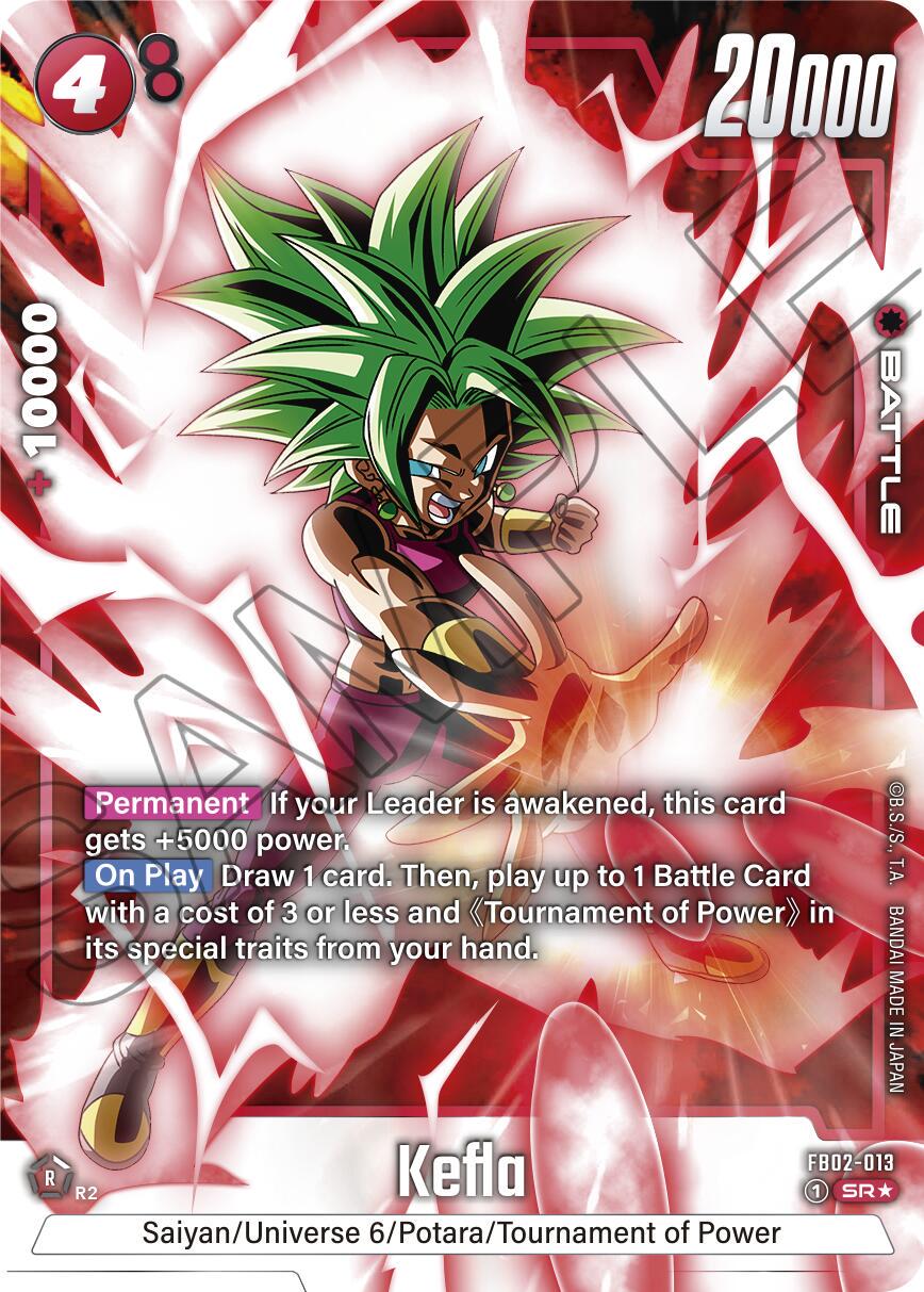 Kefla [Alternate Art Holo] FB02-013 Dragon Ball Fusion World Blazing Aura