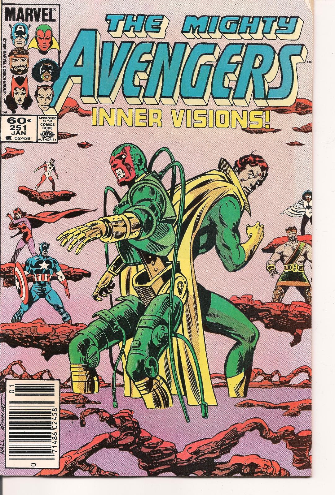 The Mighty Avengers [Newsstand] #251 (1985) Comic Books Mighty Avengers