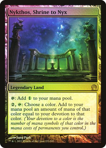 Nykthos, Shrine to Nyx [Foil] #223 Magic Theros