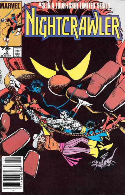 Nightcrawler [Newsstand] #3 (1986) Comic Books Nightcrawler