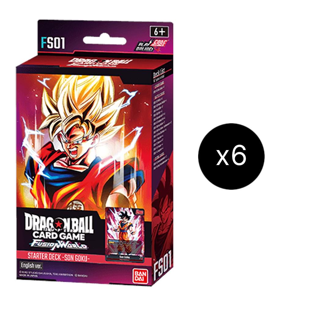 Starter Deck 1: Son Goku Display  Dragon Ball Fusion World Starter Deck: Son Goku