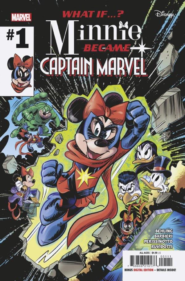 What If? Minnie Became Captain Marvel #1 (2024) Comic Books What If? Minnie Became Captain Marvel