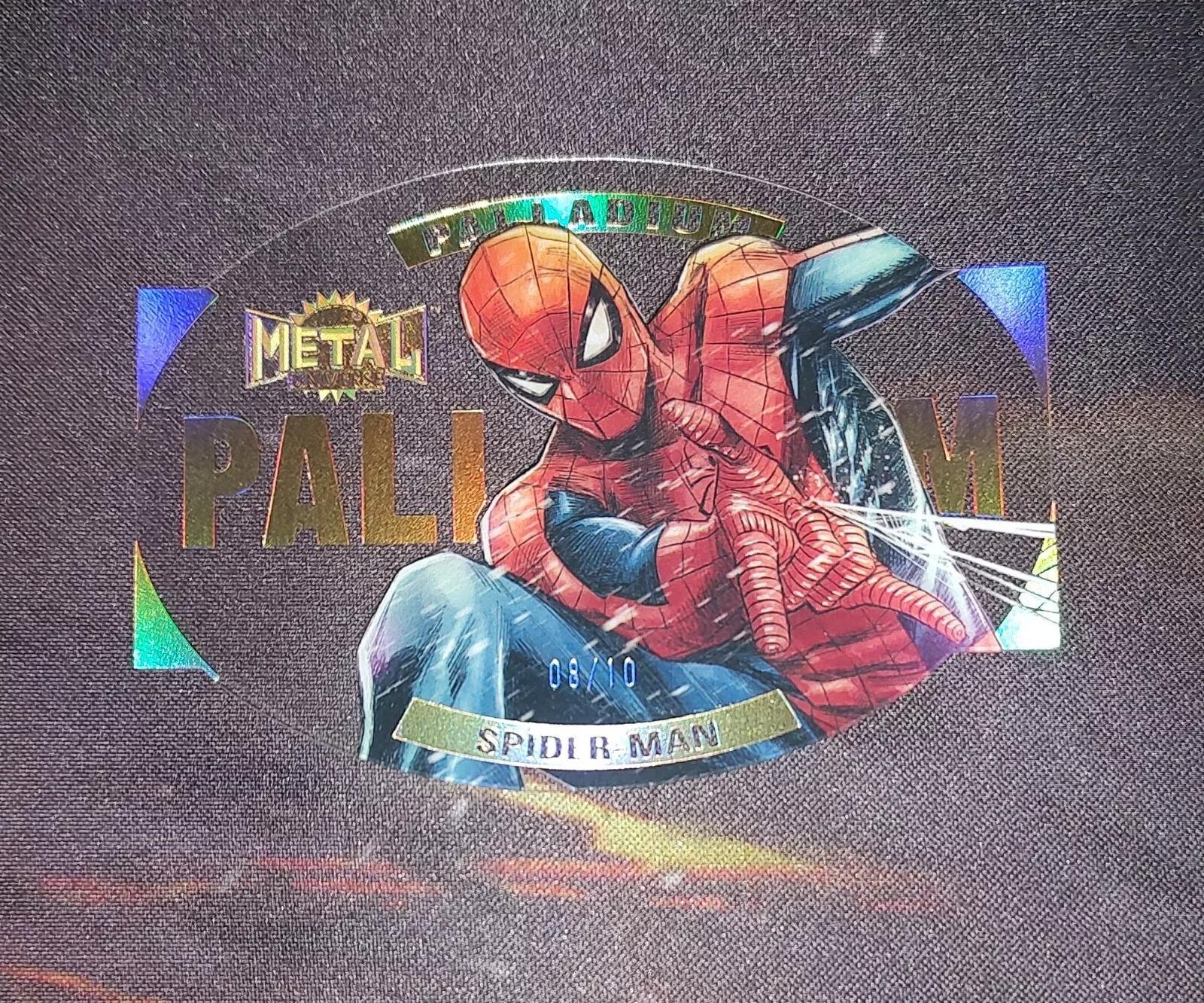 Spider-Man [Gold] #P-31 2024 SkyBox Metal Universe Avengers Palladium