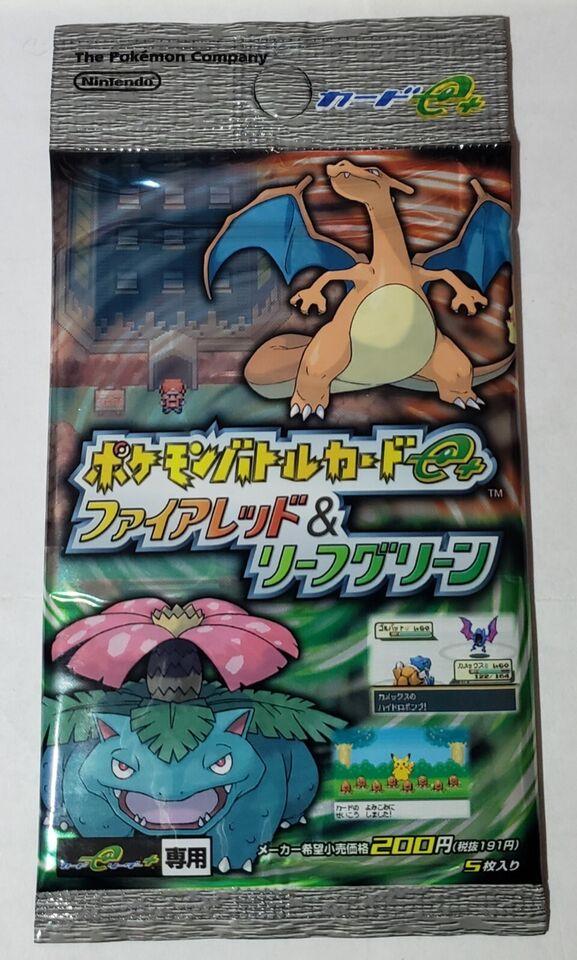 Booster Pack Pokemon Japanese E-Battle Firered & Leafgreen