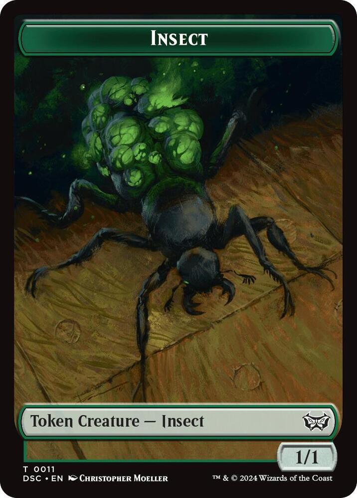 Insect // Ooze Token #11 Prices | Magic Duskmourn: House of Horror ...
