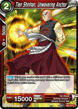 Tien Shinhan, Unwavering Anchor [Foil] DB2-003 Dragon Ball Super Divine Multiverse