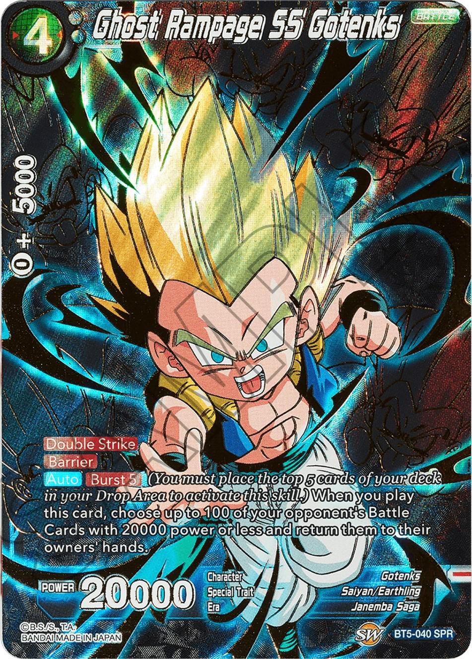 Ghost Rampage SS Gotenks [SPR] BT5-040 Dragon Ball Super Miraculous Revival