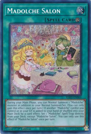 Madolche Salon [Secret Rare] RA03-EN069 YuGiOh Quarter Century Bonanza