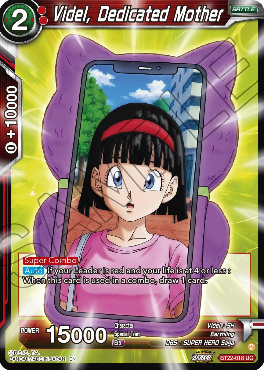 Videl, Dedicated Mother BT22-018 Dragon Ball Super Critical Blow