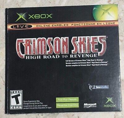 Crimson Skies [Not For Resale Cardboard Sleeve] Xbox