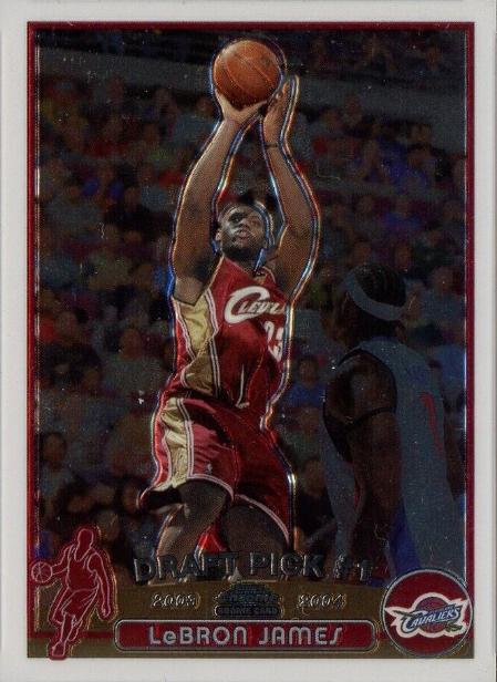 LeBron James Topps Chrome ベースカード 好し NBA 2023/24 .