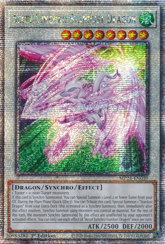 Accel Synchro Stardust Dragon MP24-EN030 YuGiOh 25th Anniversary Tin: Dueling Mirrors