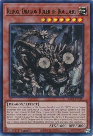 Redox, Dragon Ruler of Boulders [Ultra Rare] RA03-EN008 YuGiOh Quarter Century Bonanza