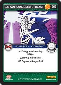 Saiyan Concussive Blast [Foil] C50 Dragon Ball Z Evolution